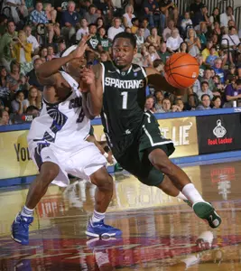 Coming off a career-high 28-point effort vs. Chaminade, Kalin Lucas leads MSU against Connecticut.
