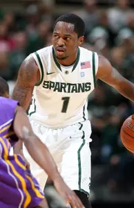 Kalin Lucas was named Big Ten Player of the Week for the second time in his career today by the conference office.