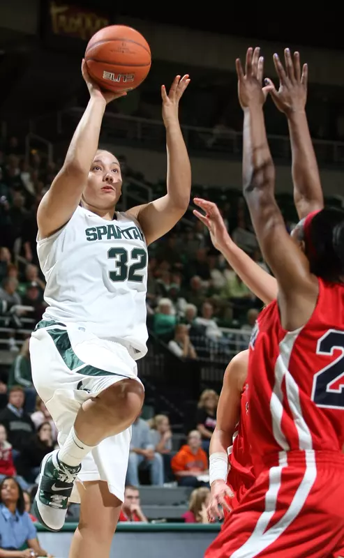 Senior Kalisha Keane poured in a game-high 20 points in only 20 minutes on Thursday night.