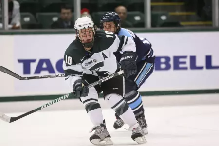 Dustin Gazley had the MSU tally