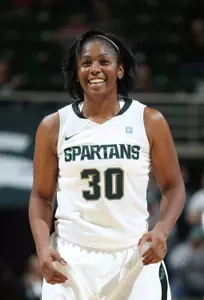 Junior Lykendra Johnson scored 12 points and grabbed a team-high five rebounds in today's win.