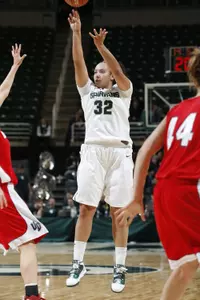 Kalisha Keane scored 20 of her game-high 22 points in the second half.