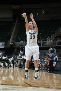 Junior Taylor Alton had a career night with 15 points on 5-of-7 shooting in Friday's win.