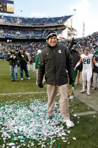 Mark Dantonio led MSU to a school-record 11 wins in 2010 and a share of its first Big Ten Championship in 20 years.
