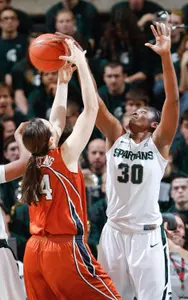 Junior Lykendra Johnson is the first Spartan to be recognized with a weekly conference honor this season.