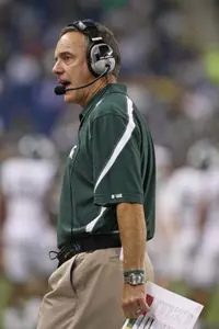AFCA Region 3 Coach of the Year Mark Dantonio led MSU to a school-record 11 wins and a share of its first Big Ten Championship in 20 years.