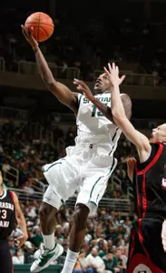 Durrell Summers hit 18 points for the Spartans in Tuesday's game.