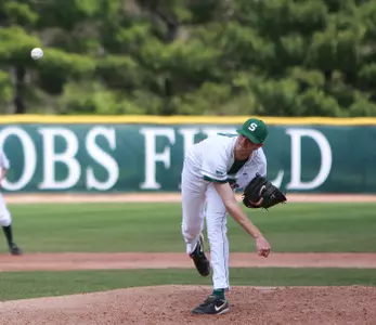 Starter A.J. Achter struck out six in Friday's win.