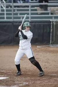 Sophomore Melanie Bensema blasted her third-career home run in the second inning.