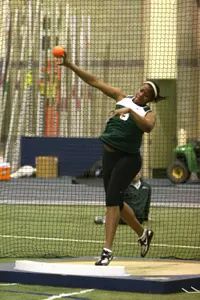 Ashley Lawrence and the throwers will travel to Grand Valley State University for the GR Championships this weekend.