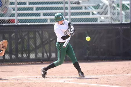 Junior Lindsey Hansen leads the team with four home runs on the season.