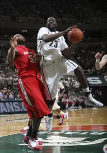 Draymond Green scored 11 points Sunday vs. Ohio State.
