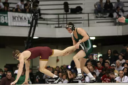 Freshman Dan Osterman got his 18th win of the season on Sunday.