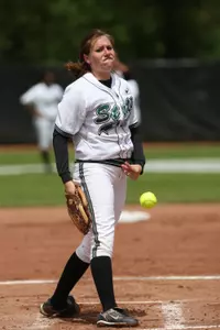 Sophomore Lauren Kramer is one of two starting pitchers returning from last season.