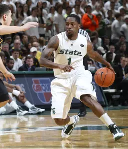 Kalin Lucas played after missing a game with a sprained right ankle