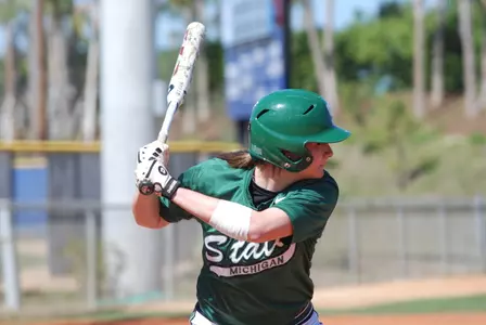 Junior Lindsey Hansen leads the Big Ten with 68 total bases on the year.
