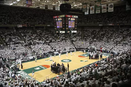 Spartans fans will White Out Breslin Center on Sunday.