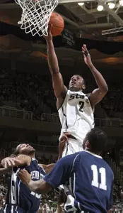 The Spartans host Michigan Sunday on Senior Day.