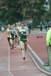Emily MacLeod currentl ranks 14th nationally in teh 1,500m run.