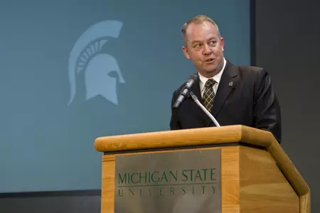 MSU Athletics Director Mark Hollis