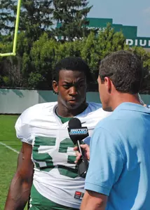 Rick Pizzo interviewed Greg Jones during last year's Big Ten Network tour stop in East Lansing.