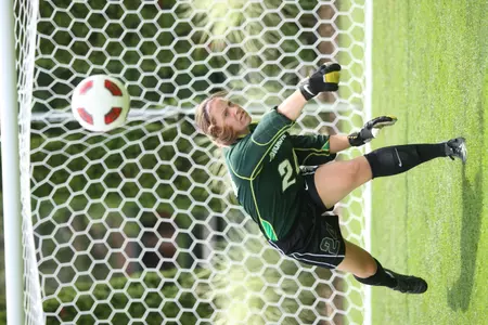 Jill Flietstra made nine saves against North Carolina