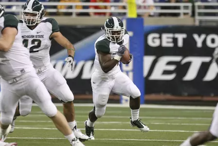 Edwin Baker rushed for a career-high 183 yards in Saturday's win over Florida Atlantic.