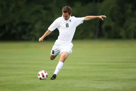 Spencer Thompson had a hand in three of four MSU goals on Sunday