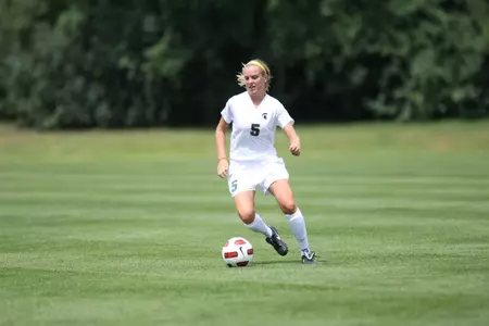 Hannah Peterson scored her first goal of the 2010 season.
