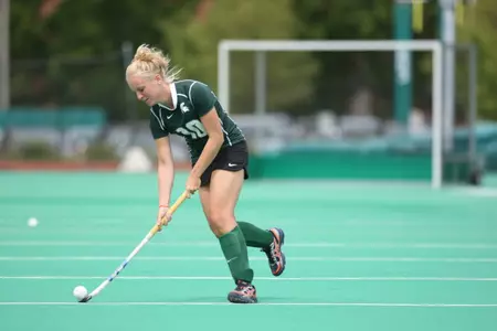 Senior Jantine Steinmetz had five shots in the Spartans 2-0 lost to Kent State.
