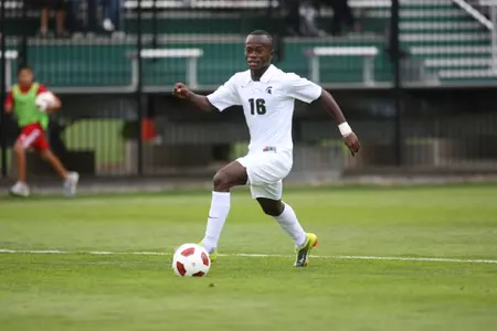 Cyrus Saydee's first goal of the season was the game-winner for MSU