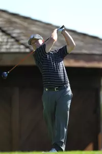 Junior Chris Mory carded matching 3-over 75s on Monday.