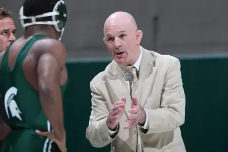 Head coach Tom Minkel and the Spartans will face a challenging schedule in 2010-11.