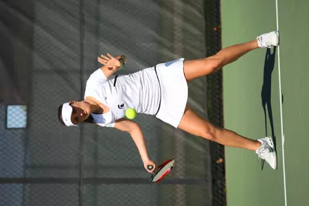 Sophomore Nicole Herzog is back on the court for the Spartans.