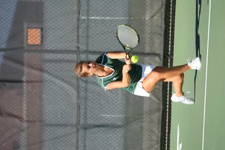Freshman Katarina Lingl recorded two doubles wins and one singles win during today's tournament play.