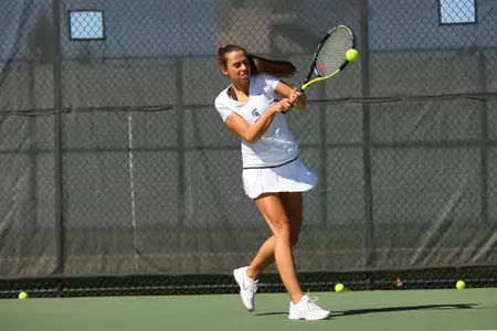 Sophomore Michaela Silesova will compete in the Blue draw this weekend at the Wolverine Invitational.