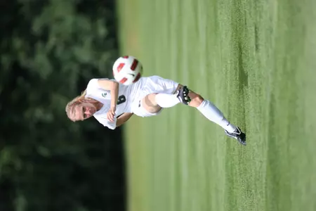 Megan Pines assisted on both MSU goals Sunday.