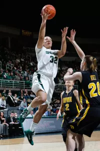 Senior Kalisha Keane, fresh off her game-winning 3-pointer on Thursday, and the Spartans visit No. 24 Ohio State on Sunday.