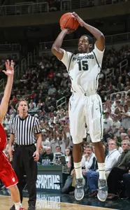 Durrell Summers is one of four Michigan natives in the MSU starting lineup against Michigan.