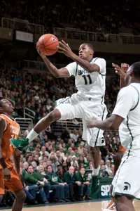 Michigan State travels to Penn State, looking to improve to 3-0 in league play.