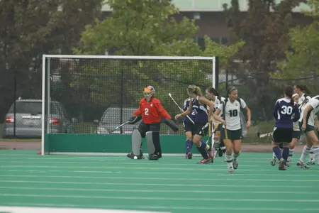 Goaltender Molly Cassidy tied her career-high in saves with 14 today against the Buckeyes.