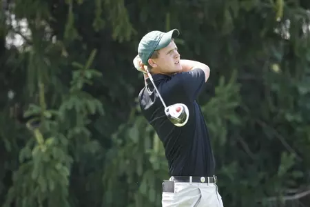 Junior Matthew Moseley is one of four Spartans in the top-20 entering Tuesday's final round.