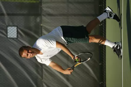 Sohomore Drew Lied earned two victories in doubles play.