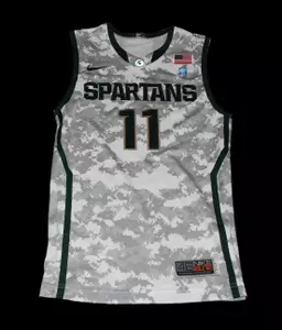 MSU will wear camouflaged uniforms for the Quicken Loans Carrier Classic.