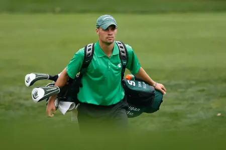 Senior Dan Ellis has finished in the top-15 in all four tournaments this fall.