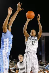 Keith Appling will lead the Spartans into Madison Square Garden tonight against Duke in the Champions Classic.