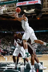 The Spartans host Milwaukee Wednesday night at 7 p.m.