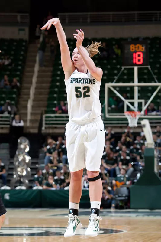 Freshman Becca Mills scored 16 of her season-high 20 points in the second half.
