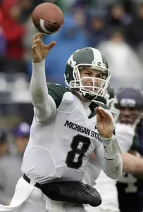 After a slow start against Northwestern, Kirk Cousins completed 13 of his last 16 throws for 205 yards and two TDs.