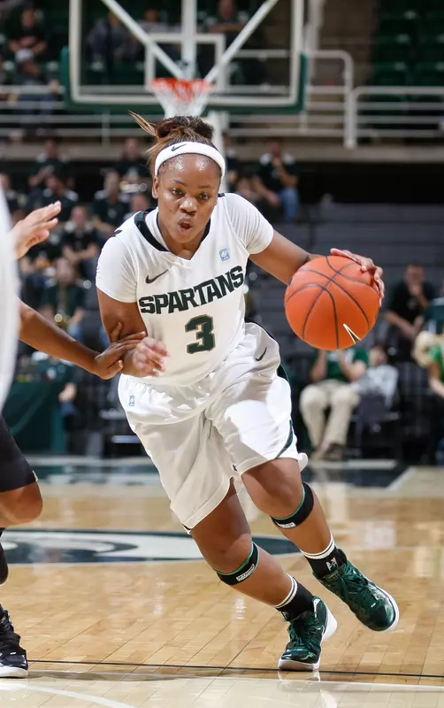 Senior Porsche Poole led MSU in scoring for the third time this season with 16 points.